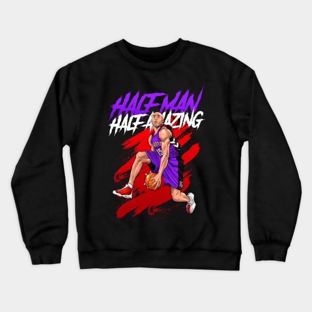 Half Man Half Amazing Crewneck Sweatshirt by lockdownmnl09